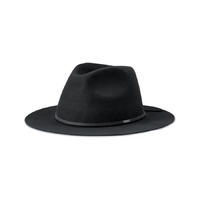 Brixton Hat Packable Wesley Fedora Washed Black image
