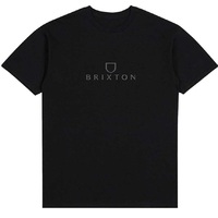 Brixton Tee Alpha Thread Black/Grey image