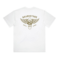 Boardstore Tee 20 Years Wings White/Gold image