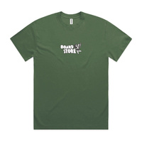 Boardstore Tee Cherub Forest Green/White image