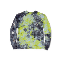 Volcom Youth Tee L/S Lime Tie Dye image
