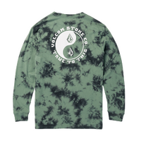 Volcom Youth Tee L/S Counterbalance Dye Fir Green image