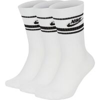 Nike SB Socks 3pk Crew Essential Stripe White US 8-12 image