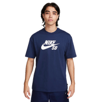 Nike SB Tee Logo Chest Midnight Navy image