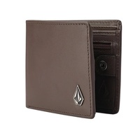 Volcom Wallet Leather Single Stone Dark Brown image