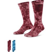 Nike Sock Everyday Plus Overkill Tie Dye 2pk Blue/Red US 3-5 image
