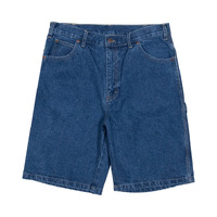 Dickies Youth Shorts DX200Y Denim Relaxed Fit Carpenter Stone Washed Indigo image