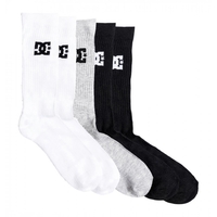DC Socks Crew 5pk Black/Grey/White image