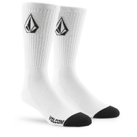 Volcom Youth Socks Full Stone 3pk White US 2-5 image
