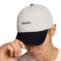 Nike Hat Club Unstructured Just Do It White/Black Size M/L image