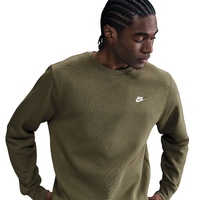Nike Jumper Basic Club Crew Medium Olive image