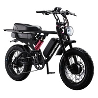Flight Risk Electric Bike FR777 Black (Dual Motor, Dual Battery) image