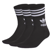 Adidas Socks Mid Cut Crew 3pk Black/White US 9-11 image