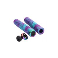 Envy Scooter Grips W. Scott Purple/Teal image