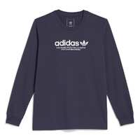 Adidas Tee LS 4.0 Logo Shadow Navy/White image