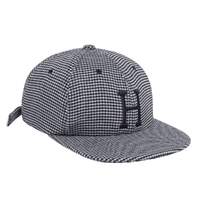 Huf Hat Classic H Houndstooth 6 Panel Black image