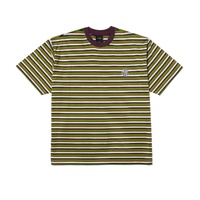 Huf Tee Apollo Striped Knit Boxy Green image