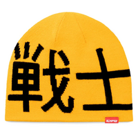 Ichpig Beanie Warrior Reversible Skully Yellow image