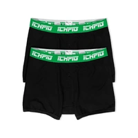 Ichpig Boxer Briefs 2pk Black/Green image