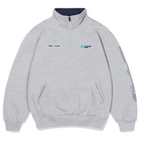 Ichpig Jumper Emblem 1/4 Zip Grey Marle image
