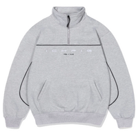 Ichpig Jumper Flowline 1/4 Zip Grey Marle image