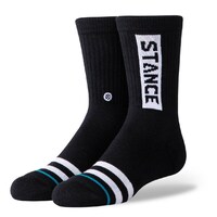 Stance Youth Socks OG St Black US 3-5.5 image