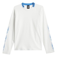 Adidas Tee L/S Skateboarding Fromula White/Lucid Ray Blue image