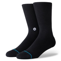 Stance Socks Icon Crew Black/White US 9-12 image