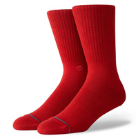 Stance Socks Icon Athletic Red US 9-13 image