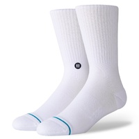 Stance Socks Icon Crew White/Black US 9-12 image