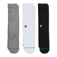 Stance Socks Icon 3pk Black/White/Grey US 9-13 image