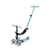 Micro Scooter Micro Mini2Grow Deluxe Magic LED Scooter Blue image