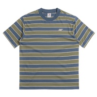 New Balance NB Numeric Tee Thin Stripes Relaxed VTI Green/Blue image