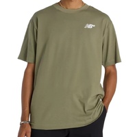 New Balance NB Numeric Tee Small Logo Relaxed Dark Olive image