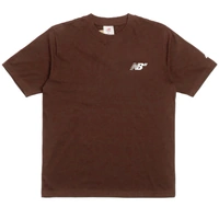 New Balance NB Numeric Tee Small Logo Relaxed Rich Oak image
