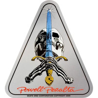 Powell Peralta Sticker Skull & Sword 9cm image