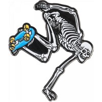 Powell Peralta Lapel Pin Skate Skeleton image