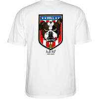 Powell Peralta Tee Frankie Hill Bulldog White image