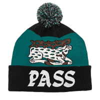 Passport Beanie Antler Pom Black/Teal image