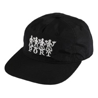 Passport Hat 4 Flowers RPET Workers Cap Black image