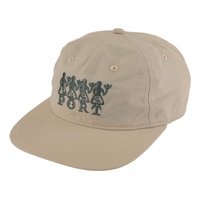 Passport Hat 4 Flowers RPET Workers Cap Sand image
