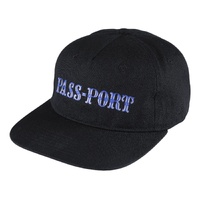 Passport Hat Glint Workers Cap Black image