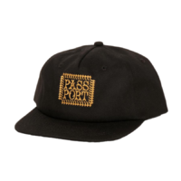 Passport Hat Tooth And Nail 5 Panel Black image