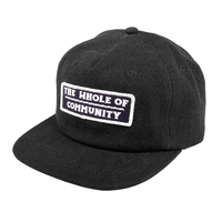 Passport Hat Whole Of Community 5 Panel Black image