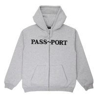 Passport Jumper Official Hood Zip Ash image