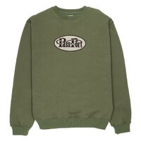 Passport Jumper Whip Logo Crew Military Green image