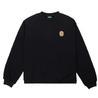 Passport Jumper Emblematic Organic Fleece Crewneck Sweater Black image