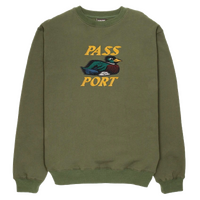 Passport Jumper Fast Duck Sweater Olive image