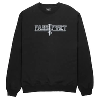 Passport Jumper Screwed Sweater Black image