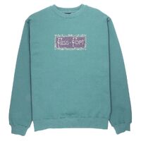 Passport Jumper Plume Crew Washed Out Teal image